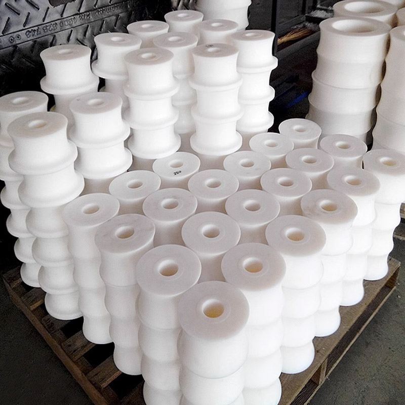 High Quality CNC Machined Mc Nylon Material PA 66 Nylon Wheel
