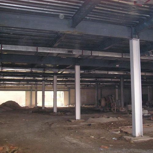 Low-Cost Prefabricated Light Steel Structure House for Supermarket with Free Modern Design