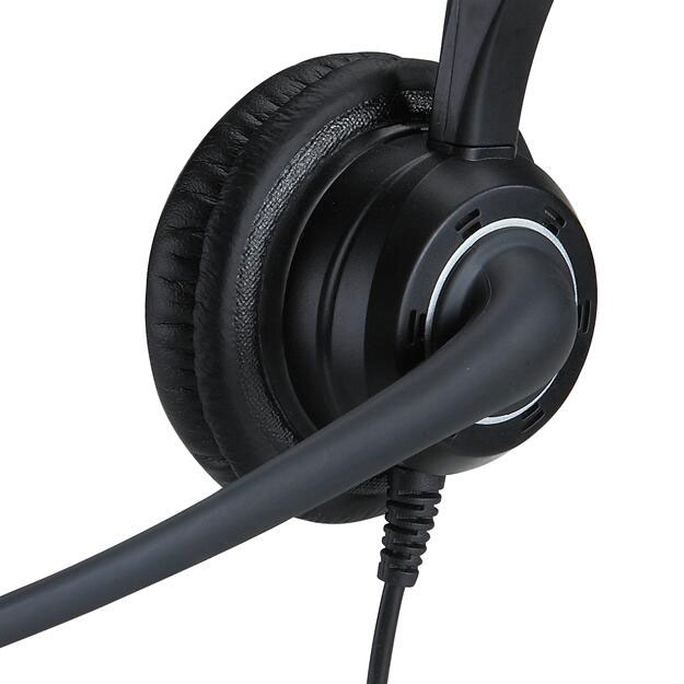 Entry Level USB Computer Call Center Headset Noise Cancelling Headphone with Microphone