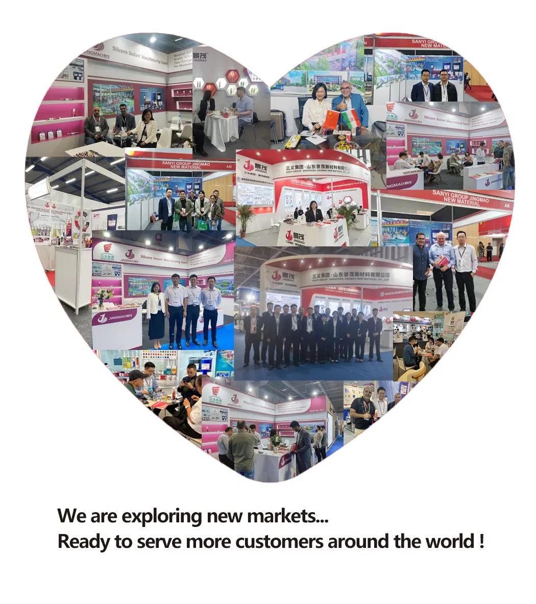 Jingmao Single Component Neutral Curing Silicone Sealant for Building Fireproof