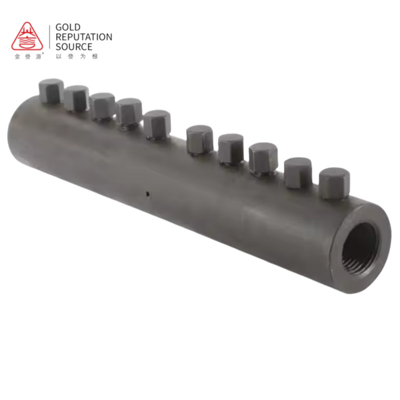 High Quality Durable 45 Carbon Steel Rebar Coupler Metal Connector Bolt Black for Concrete Construction High End Building