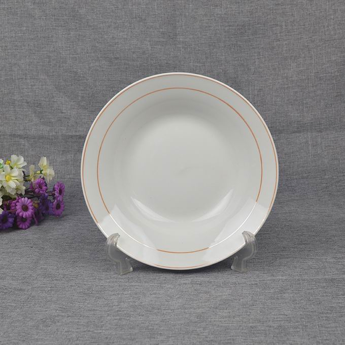 8"Soup Plate Color Line Porcelainware Ceramics Tableware