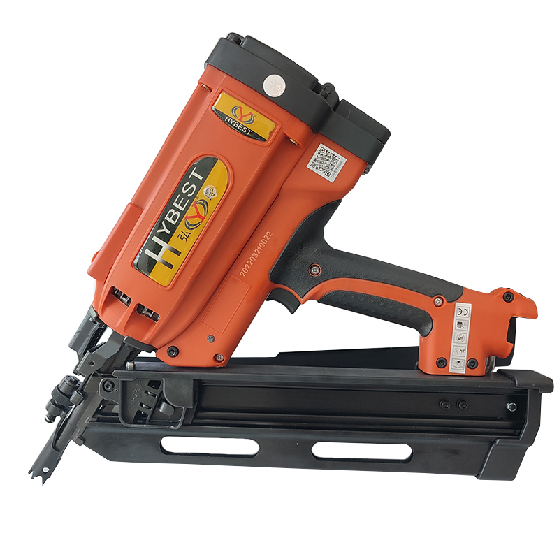 Газовый гвоздезабиватель для каркаса Hybest GFN3490