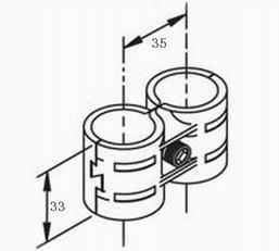 Metal Joints for Pipe Rack Jyj-11