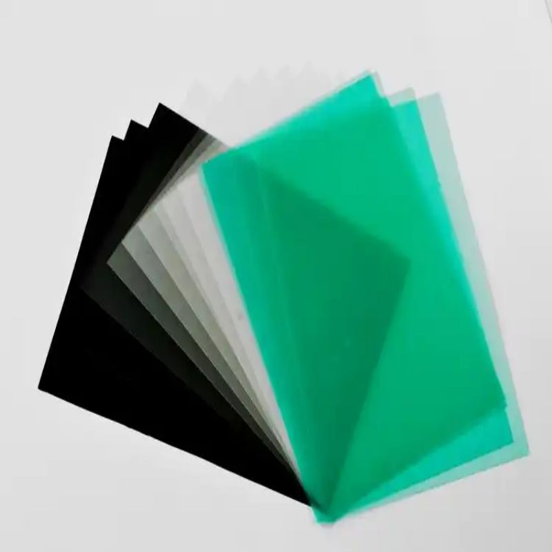 Custom Colour Solid Polycarbonate PC Sheet Embossed Clear Polycarbonate Endurance Sheet for Greenhouse Walls and Roof