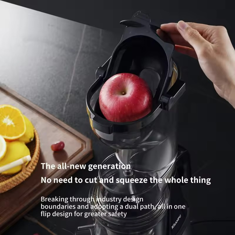 Orange Extractor Commercial Slow Juicer Big Mouth Cold Press Multifunctional Electric Juicer
