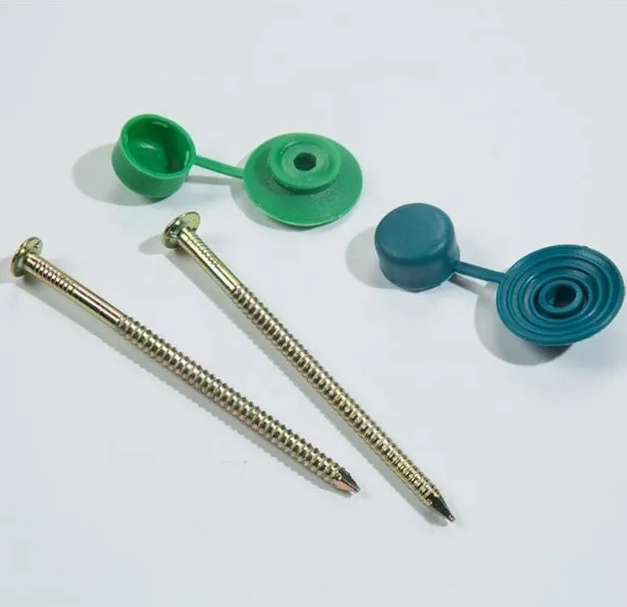 China Wholesale Anti-Rust Iron Nail Wire Nails Screw Nail 1.5-6'' Length Plastic Cap Nail