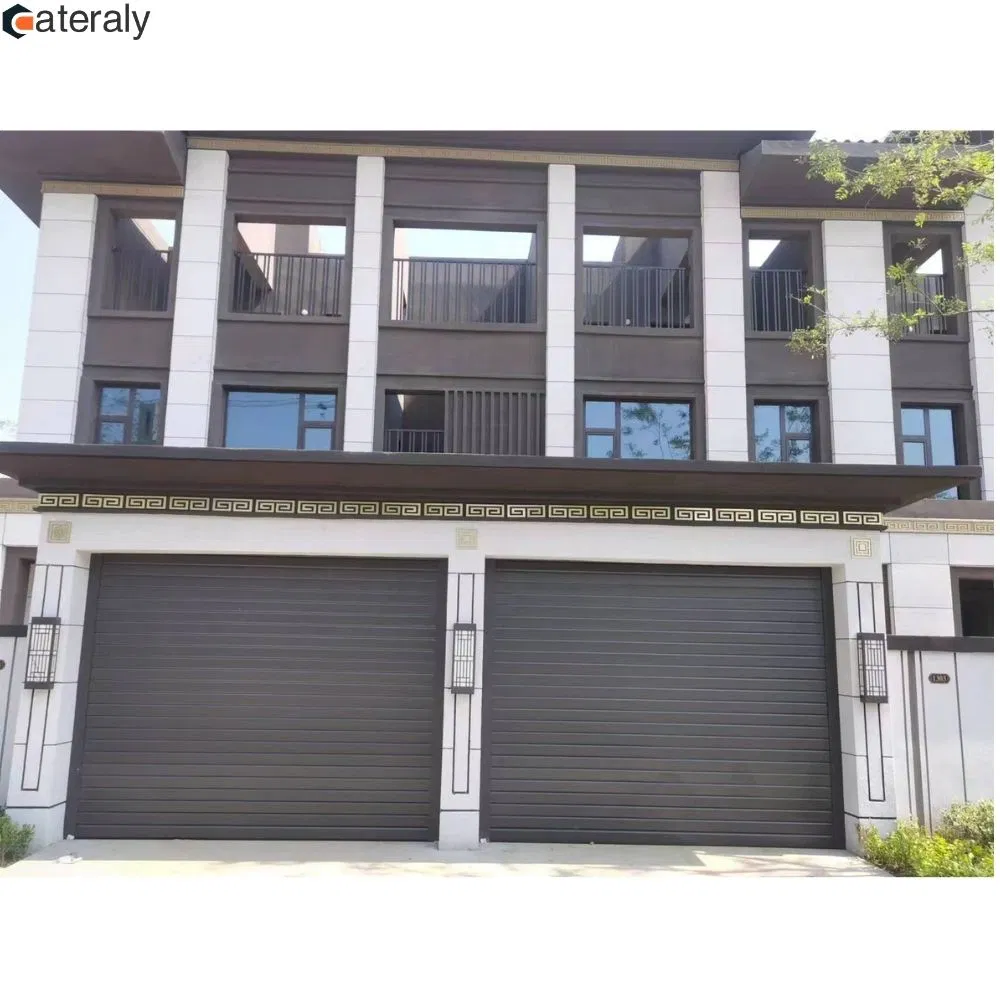 Factory Wholesale Modern Remote Roll up Garage Doors Automatic Aluminum Rolling Shutter Door with Motor Low Price Roller Shuteer Garage Door