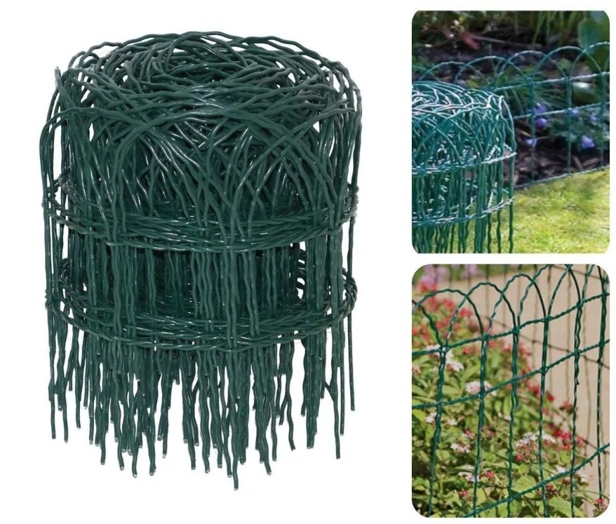 Rolled Fencing Landscape Fence PVC Coated Garden Border Fence