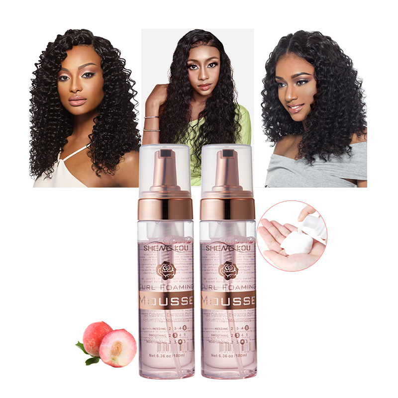 OEM Custom Hair Styling Product Mousse Vendor Private Label Volumizing Enhance Curl Hair Mousses & Foams