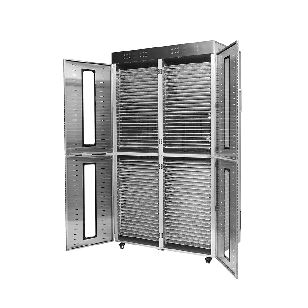 Fruits Veggies Meat Dog Treats Dryer Touch Control 96trays Commercial Food Dehydrator