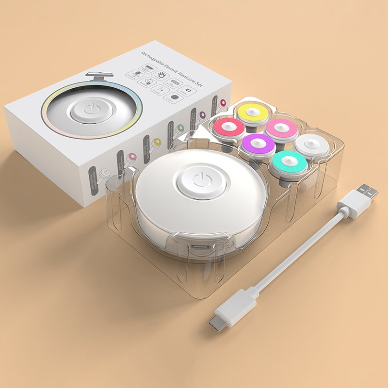 Electric Nail Cutter Set Portable Baby Nail Trimmer Infant Electric Nail Clipper