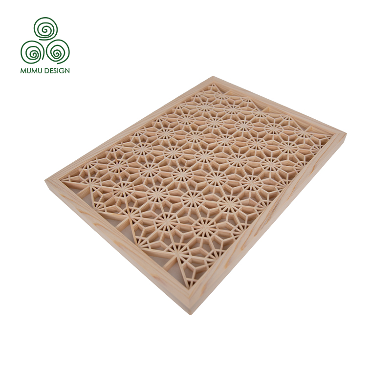 Artisan Wood Decorative Wall Screen Panel Kumiko