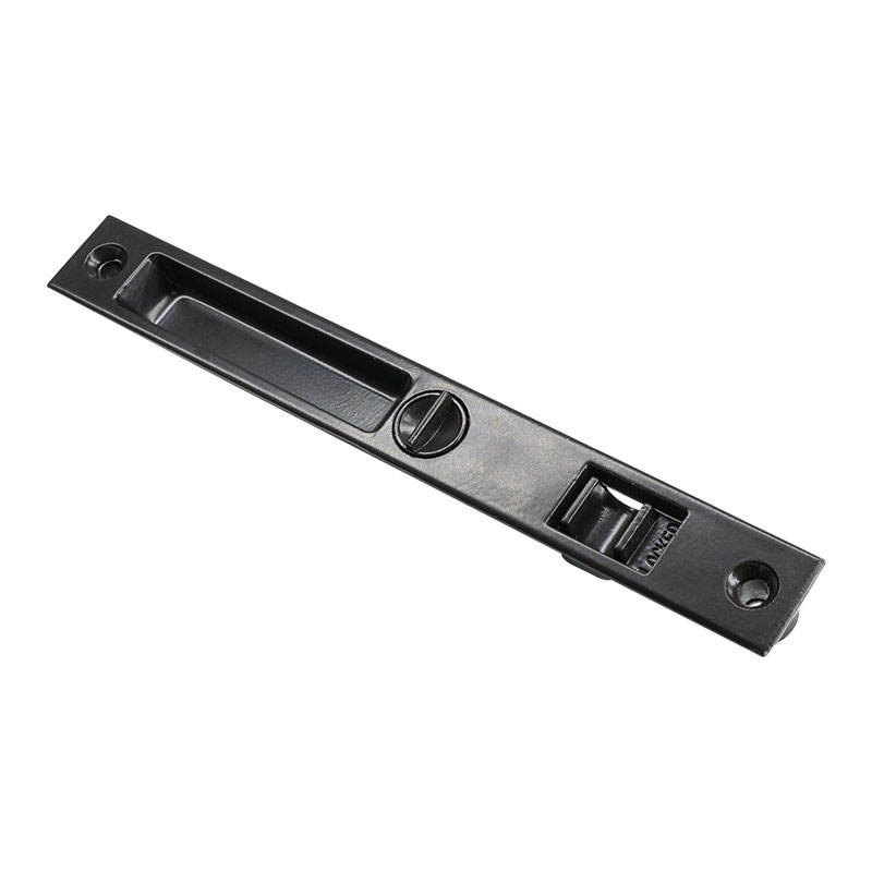 Window Hardware Black Aluminum Alloy Automatic Glass Sliding Door Safety Lock