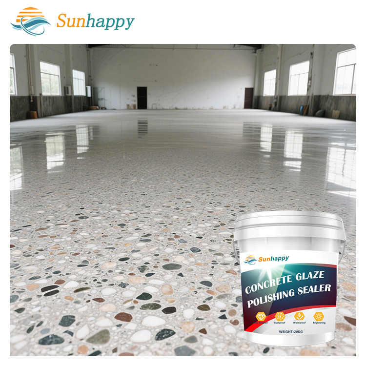 Permanent Gloss Protects Decorative Cement Surface Polishing Sealant Brightener Water-Based Concrete Glaze Polishing Sealer