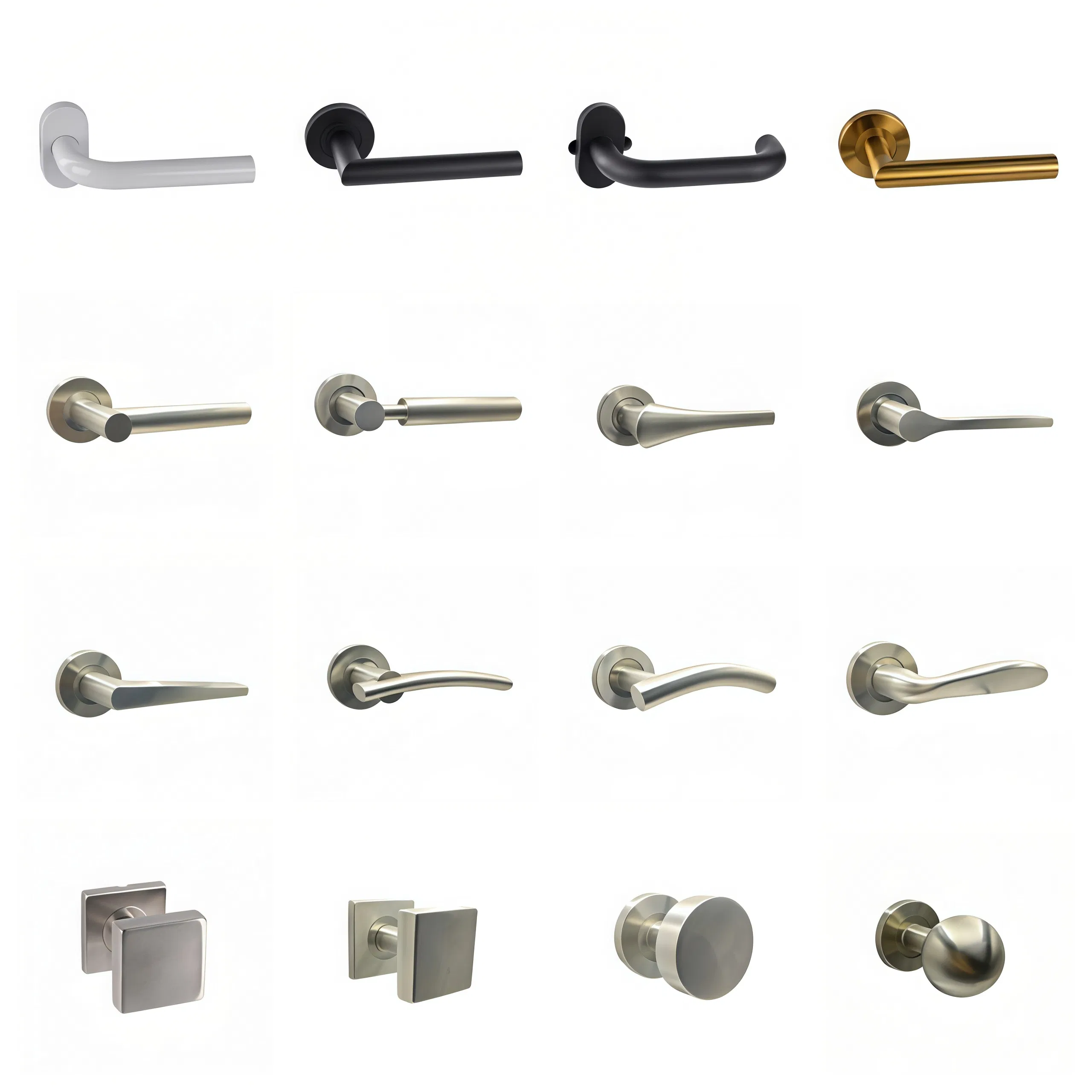 5798 Knob Lock Interior Iron /Aluminium/ Mortise Lock New Lever Exterior Front Door Lock Hardware Handle and Deadbolt Door Handle Cylinder Round Lock Body