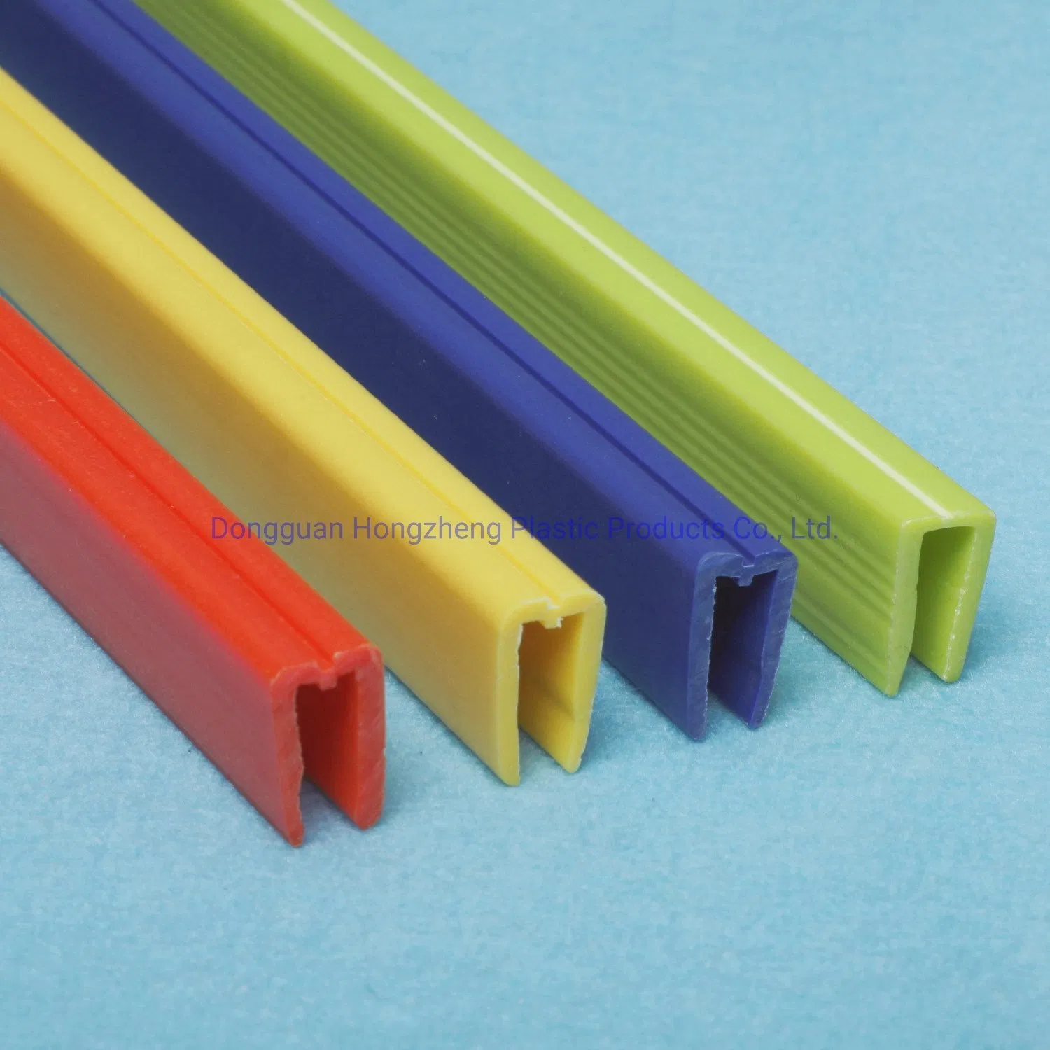ABS / PVC/UPVC /PS /PE/PP/PC Plastic Rigid Extrusion Profile for Refrigerator Parts