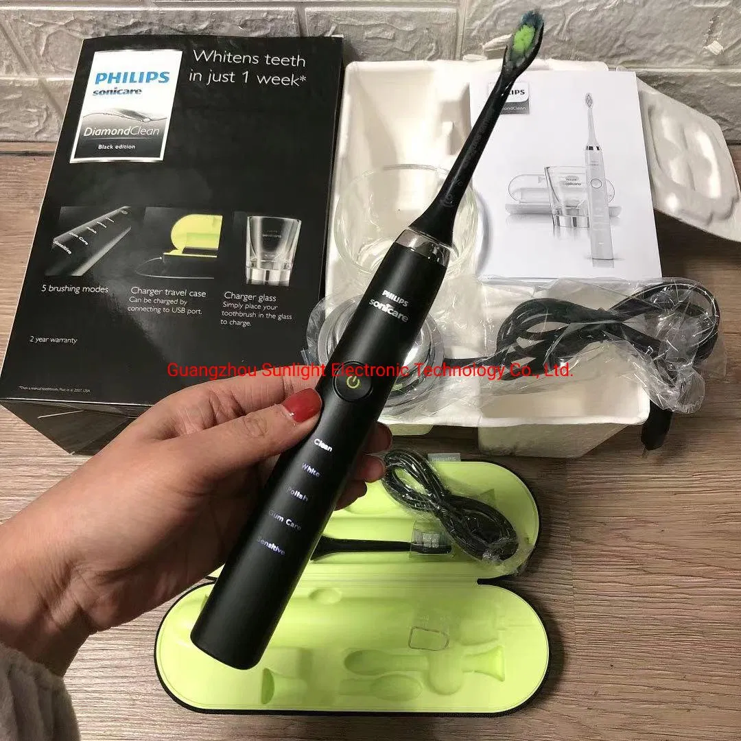 Original Diamond Series Electric Toothbrush for Philips Hx9350 Toothcomb Black/White