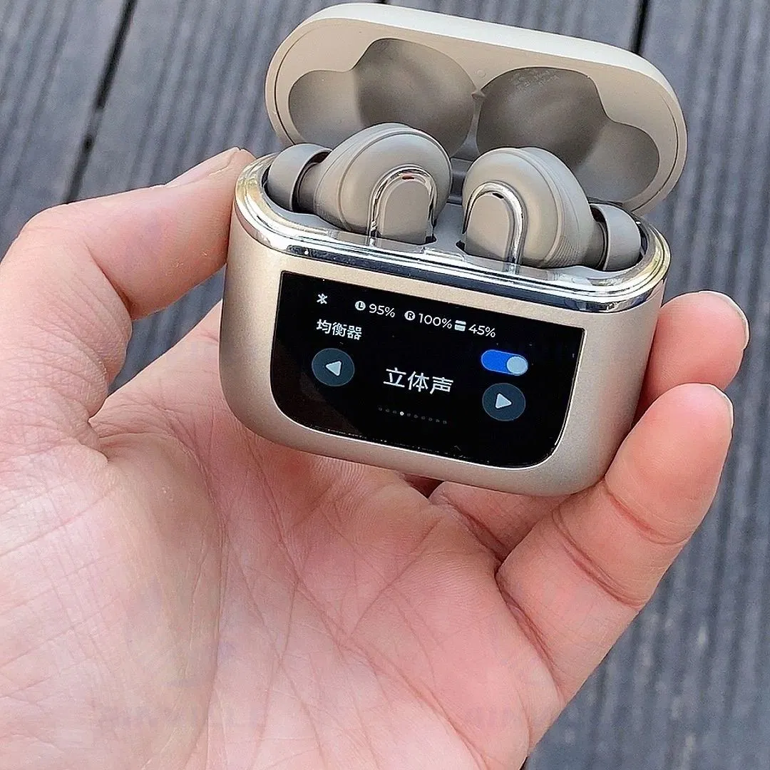 Беспроводные спортивные наушники Open Sports V8 с сенсорным LED-управлением