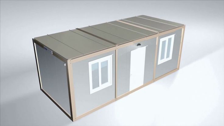 Office Container House Worker Room Flat Pack Expandable Prefabricated Folding