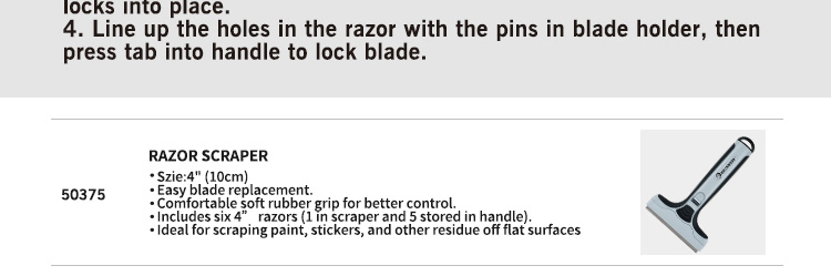 Rolingdog-PRO 50343 3-in-1 Scraper Removal Clean Hand Tools
