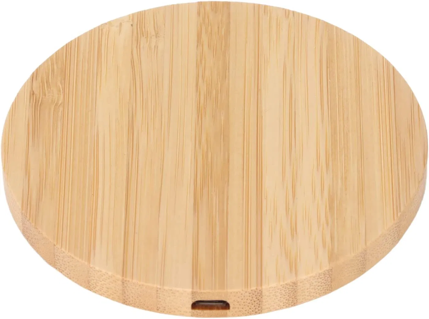 Custom Logo Wood Wooden Bamboo 15 Fast Wireless Charger for Samsung