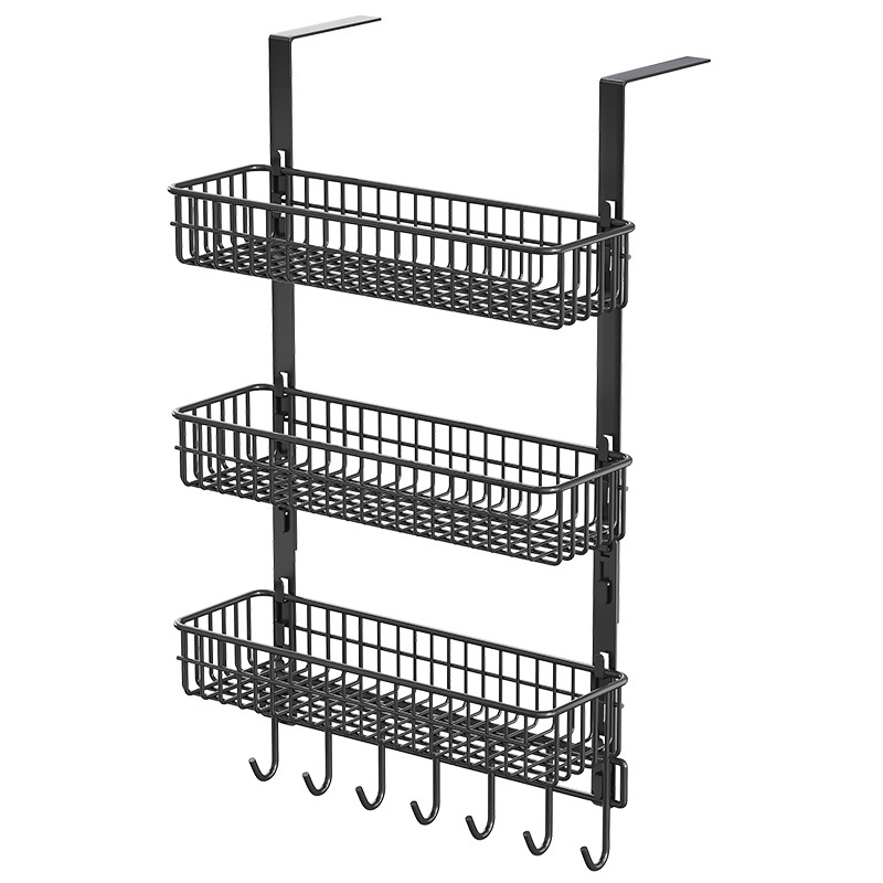 Hot Selling Seasoning Side Hanging Rack Multifunctional Storage Multi-Layer Kitchen Storage Refrigerator Rack