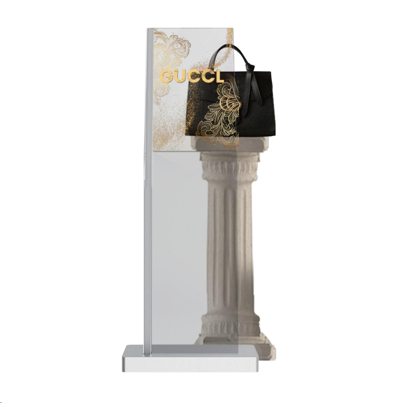 Vertical 43%Transparent OLED Display Capacitive Touch Display Screen 600 Nits