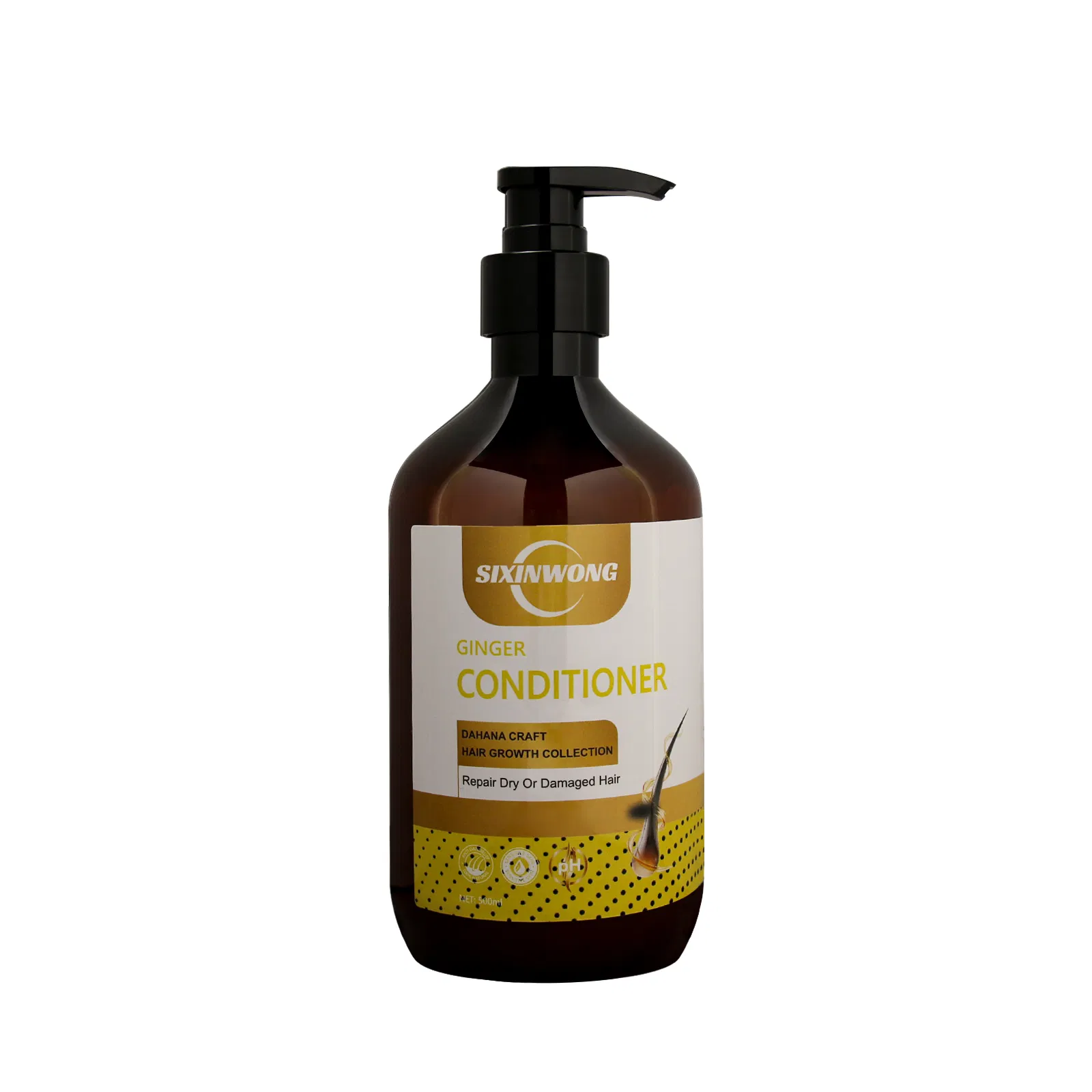 Beauty Skin Care 500ml Ginger Natural Hydrating Deep Conditioner Hair Conditioner