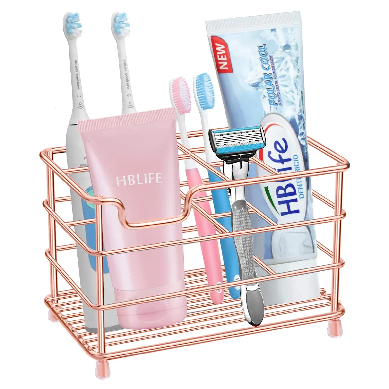 Special Offer Price Bathroom Silver Stainless Steel Accessories Organizer Toothbrush Holder