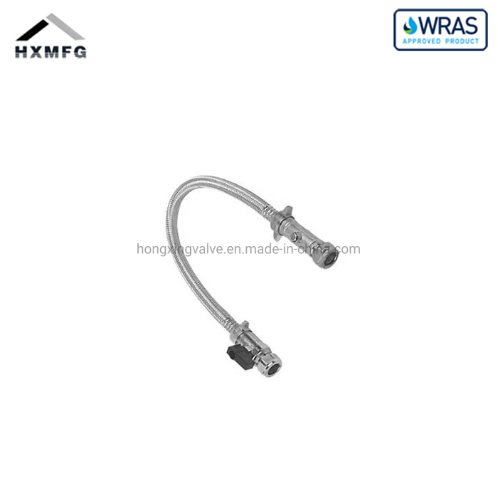 Wras Approve Full Range Stainless Steel Hose Brass Made Isolating Check Valve Filling Loop