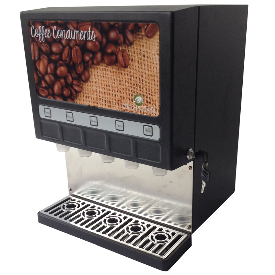 5-Selection Instant Drink, Soup, Sugar, Chocolate & Coffee Powder Dispenser (HV201)