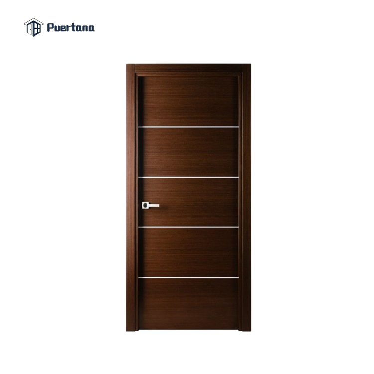 European Bathroom Bedroom Houses Room Interior Entrance PVC MDF Panel Wood Door