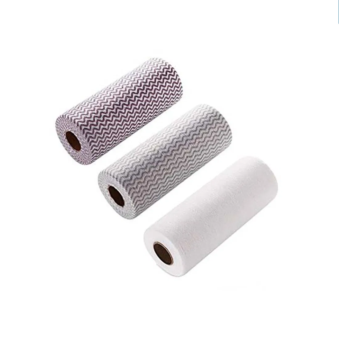 Restaurant Use Reusable Microfiber Cleaning Kitchen Nonwoven Perforated Roll Wash Dishcloth