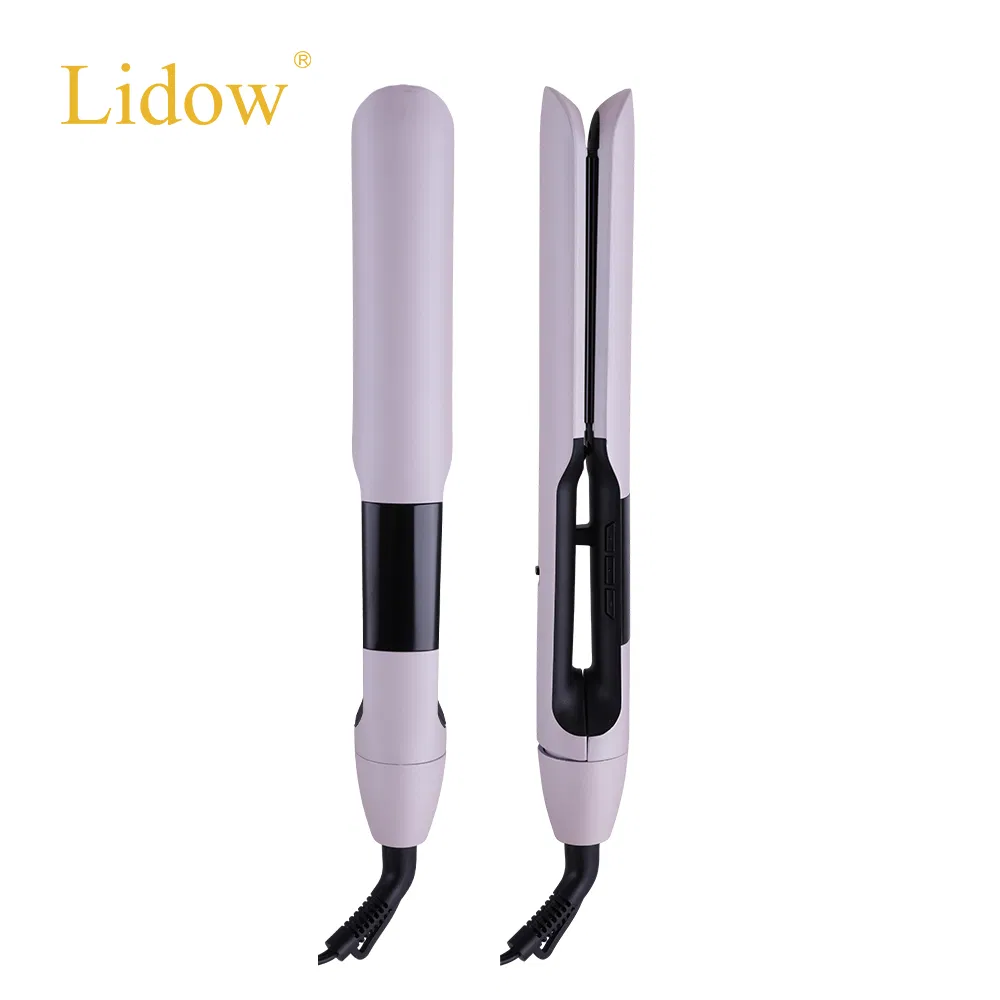 2 in 1 LED PTC Fast Heat Professional Flat Irons Hair Straightener