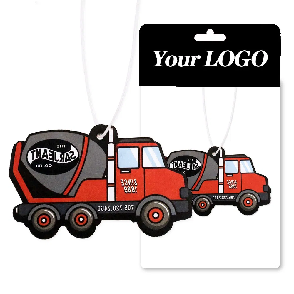 Factory Price New Long Lasting Paper Liquid Car Logo Scented Custom Hanging Air Freshener