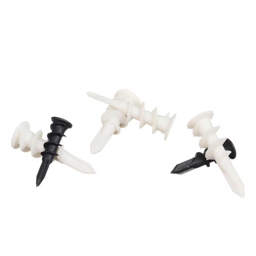 DIN ANSI Standard Gray Size Metric Inch M10-M15 17mm-55mm Self Drilling Drywall Nylon Anchors Nylon Frame Fixing Anchor