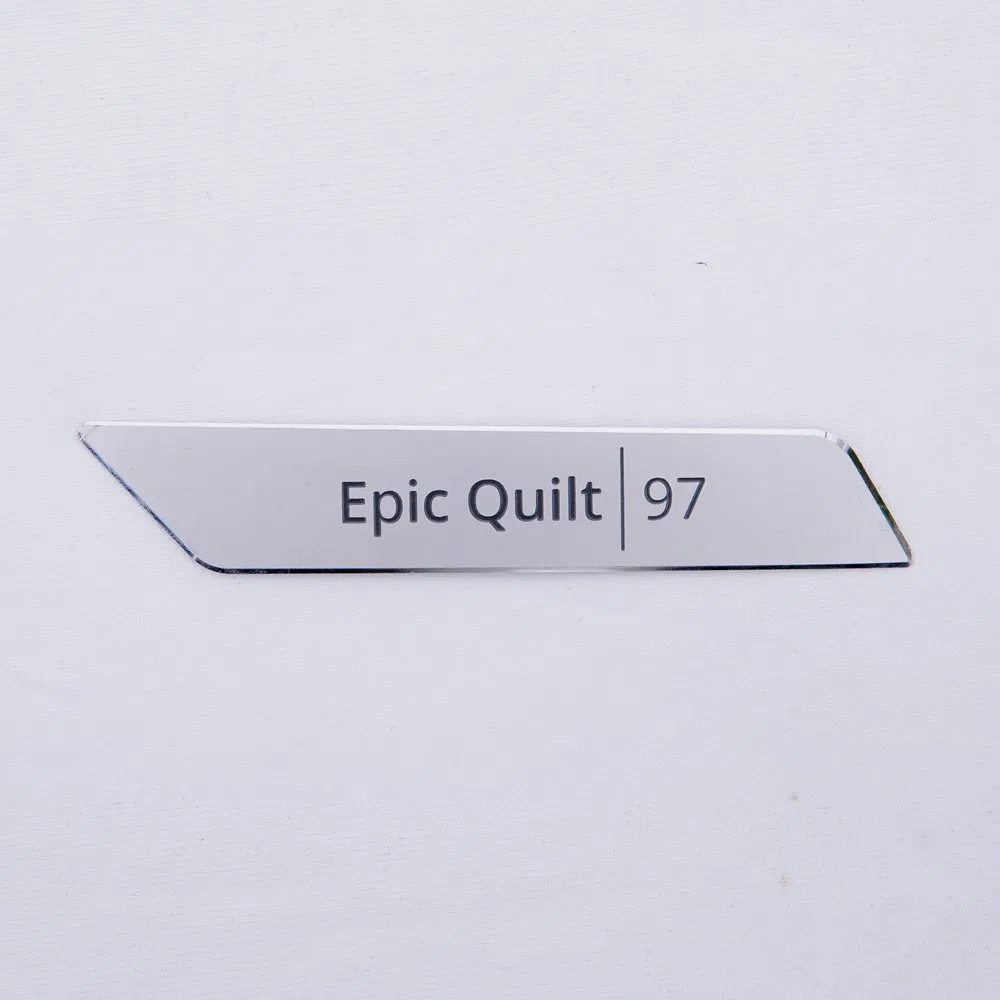 Emblem Nameplate Brushed Finish Surface Finish Metal Label Advertising Words Custom Logo