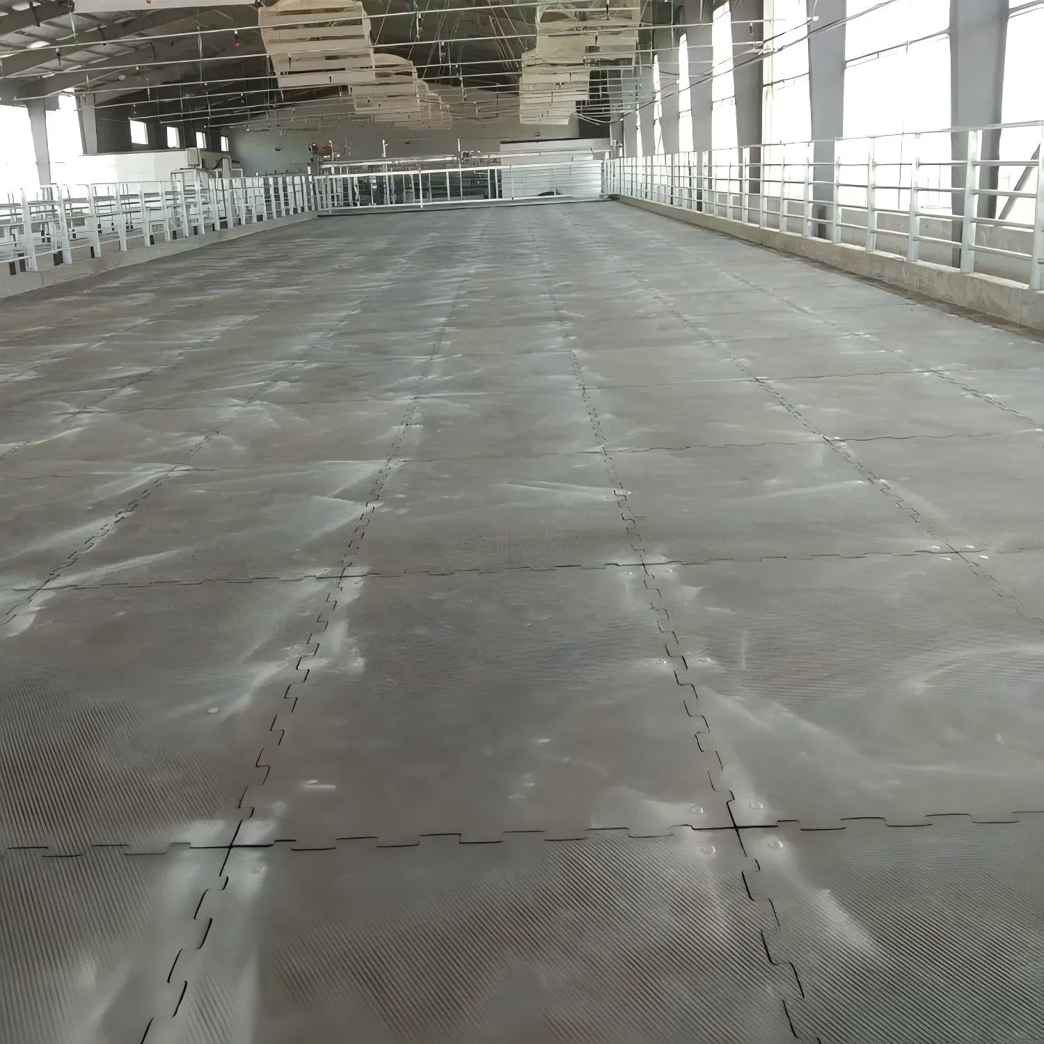 High Density PE Cow Stall Mat ISO9001 Certified Non-Slip Cattle Flooring