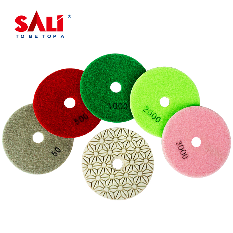 Sali 80mm High Quality Granite & Stone Diamond Polishing Pad