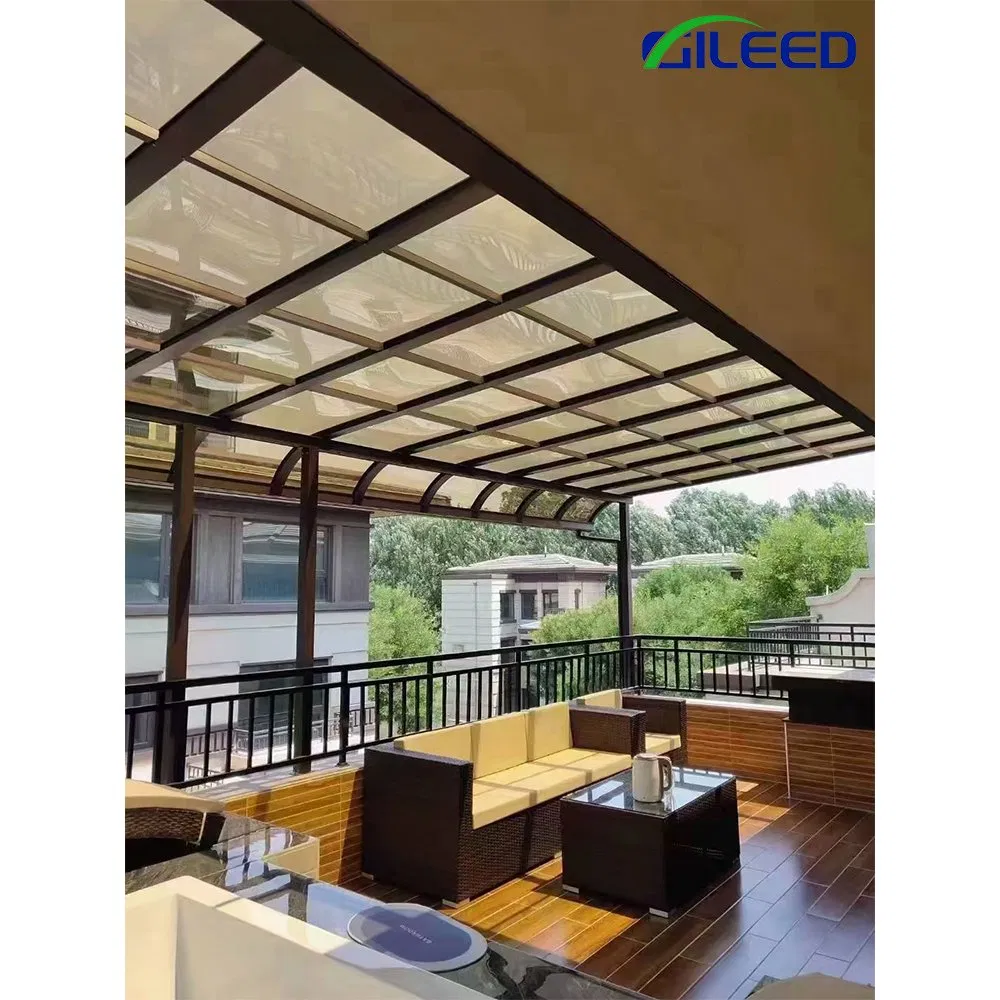 Durable Aluminum Alloy Awning Shelter Sunshade Strong Roof Luxury Canopy