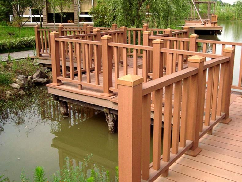 Cheap Wood Plastic Composite Custom WPC Timber Hollow Square Tubes