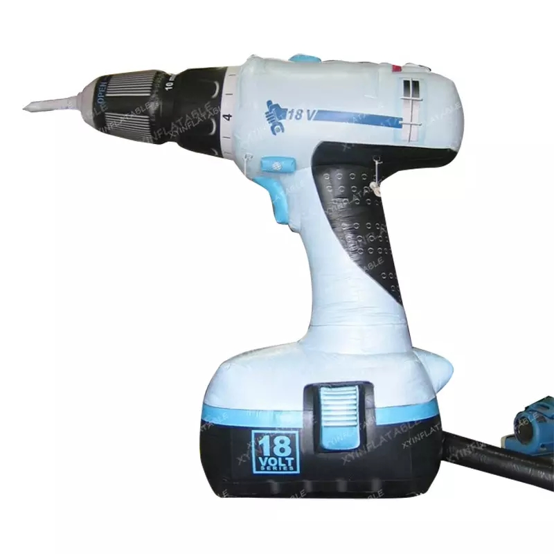 Boyi Advertising Giant Inflatable Electric Drill Promotion Inflatable Drill Balloon