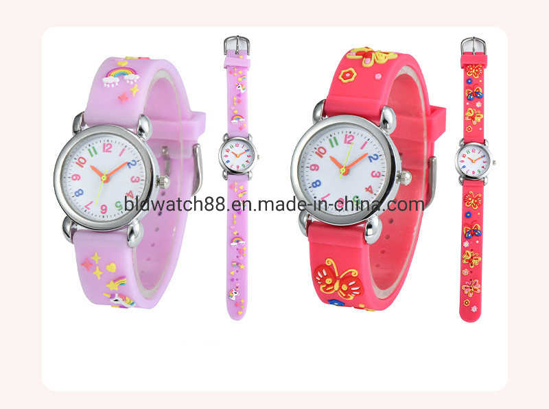 Children's Gift Watch Analog Silicone Watches for Promotion