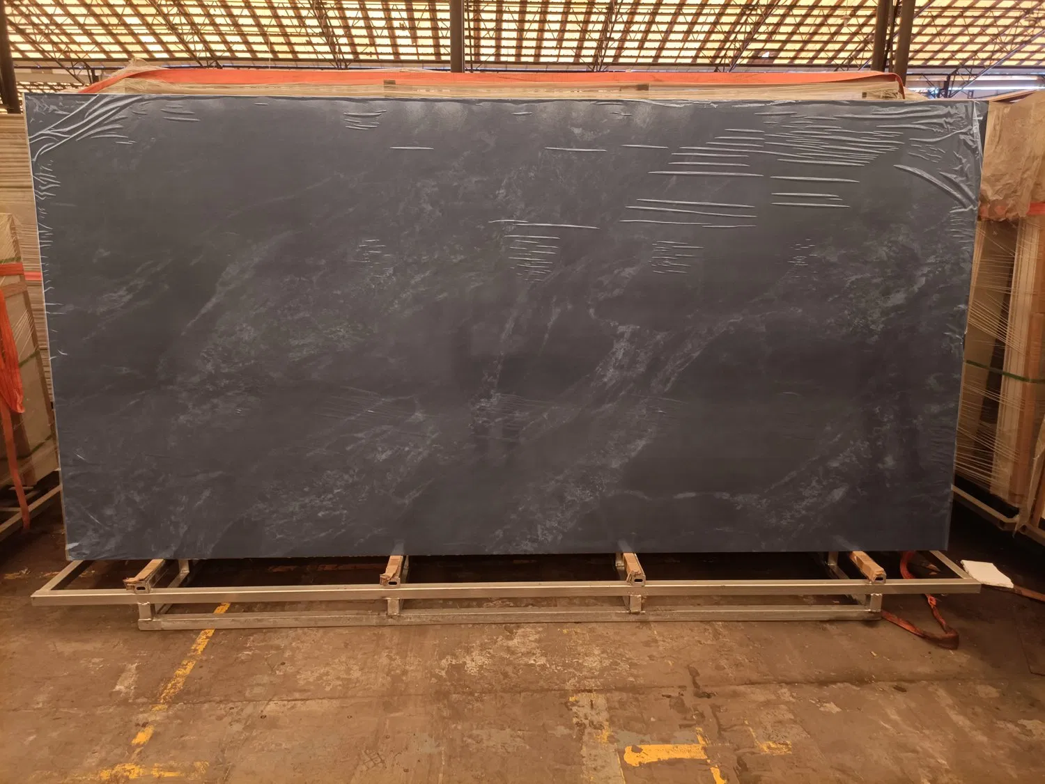 Artificial Stone Black Large Format Porcelain Slab Kitchen Top and Quartz Top