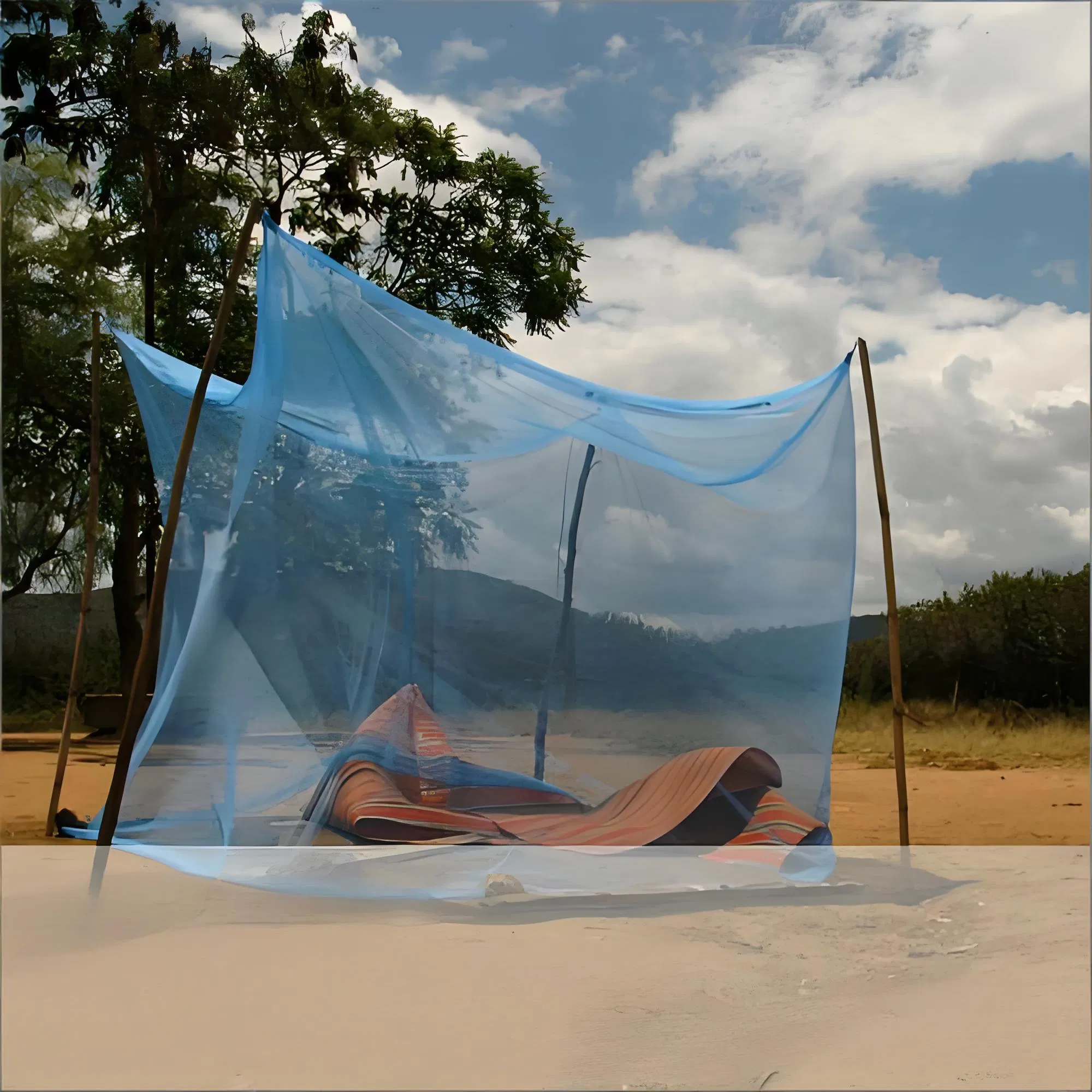 100% Polyester Permethrin Impregnated Llin Long Lasting Insecticide Treated Mosquito Net