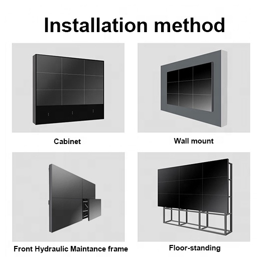 Видеостена Indoor 43" 4K с узкой рамкой для рекламы