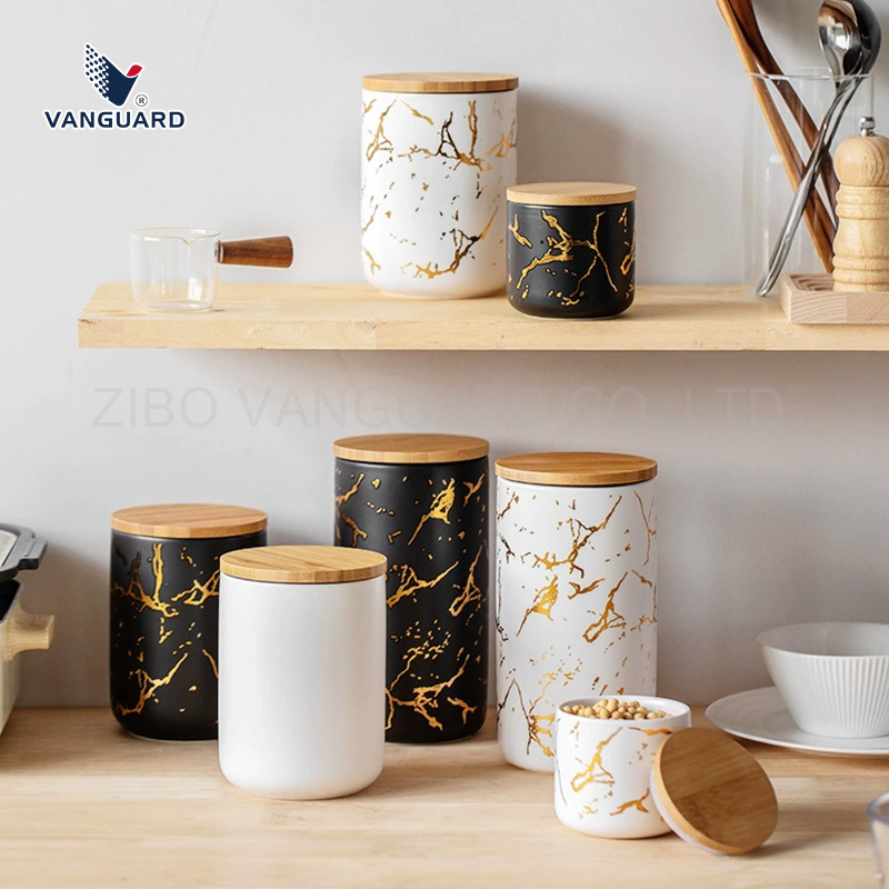 Керамический контейнер для сахара с крышкой