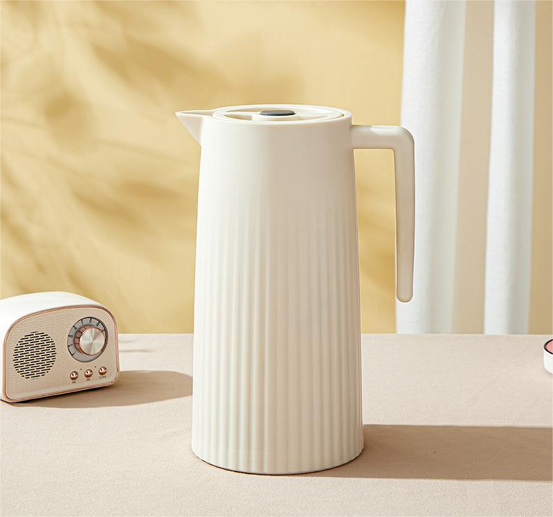 1L Stainless Steel Thermal Carafe Double Walled Thermal Carafe Hot Beverage Dispenser