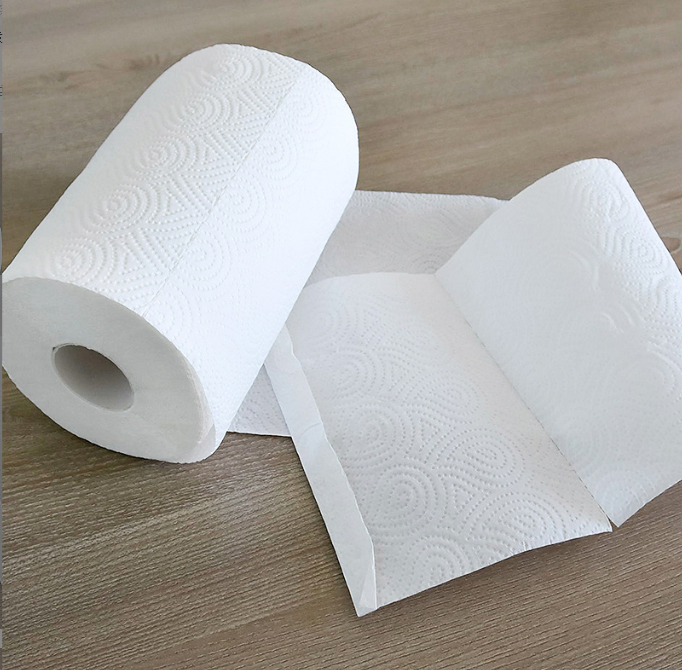 Kitchen Paper 2ply Perforated Tree Free Strong Absorbent Sustainable Bamboo Roll Towel Tissue